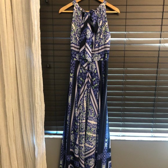 Eliza J Blue Print Maxi Dress - Picture 2 of 2
